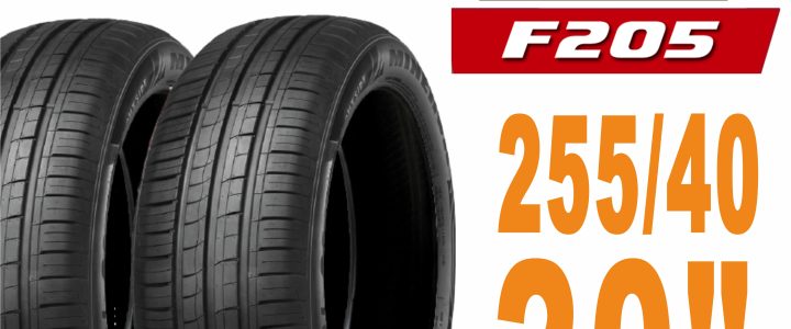 【Minervac 米納瓦 】F205 米納瓦運動操控電動車轎車輪胎 二入組 255/40/20 適用車款 EQE