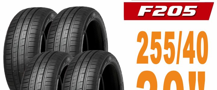 【Minervac 米納瓦 】F205 米納瓦運動操控電動車轎車輪胎 四入組 255/40/20 適用車款 EQE