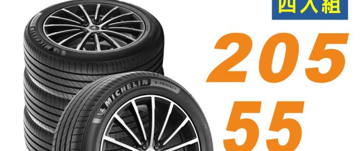📌【官網限定下單處】【Michelin 米其林 】輪胎 E-PRIMACY 205/55/16 四入組 適用車款ALTIS