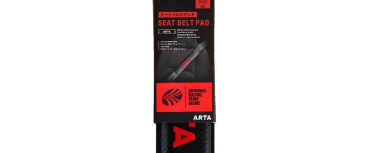 【安托華推薦】ARTA碳纖紋安全帶護套大LOGO – 紅